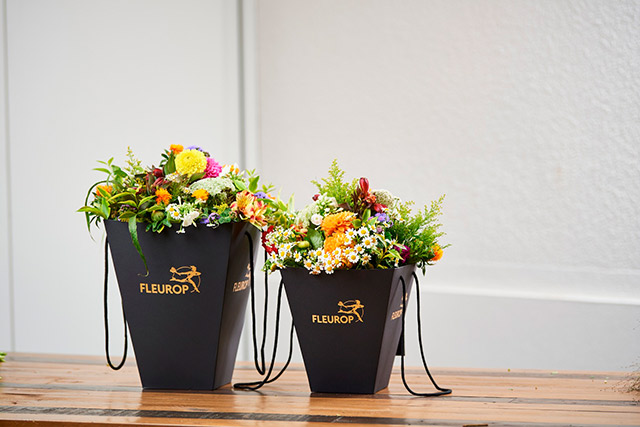 Blumenstrauß in einer Flowerbag