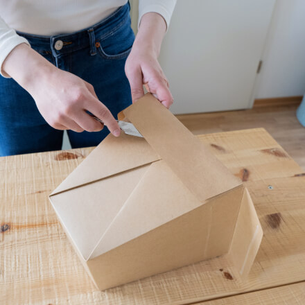 Pflanzen-Ständer für Zimmerpflanzen selber machen: Schritt 5 Flower-Bag wird auseinander gefaltet