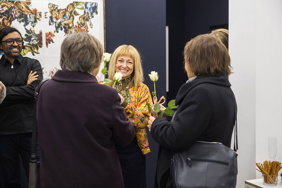 Renata Kulacek Finissage BBA Gallery 2 Gratulation an Renata Kulacek BBA Gallery