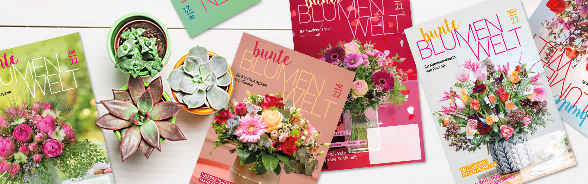Fleurop Kundenmagazin - Bunte Blumenwelt