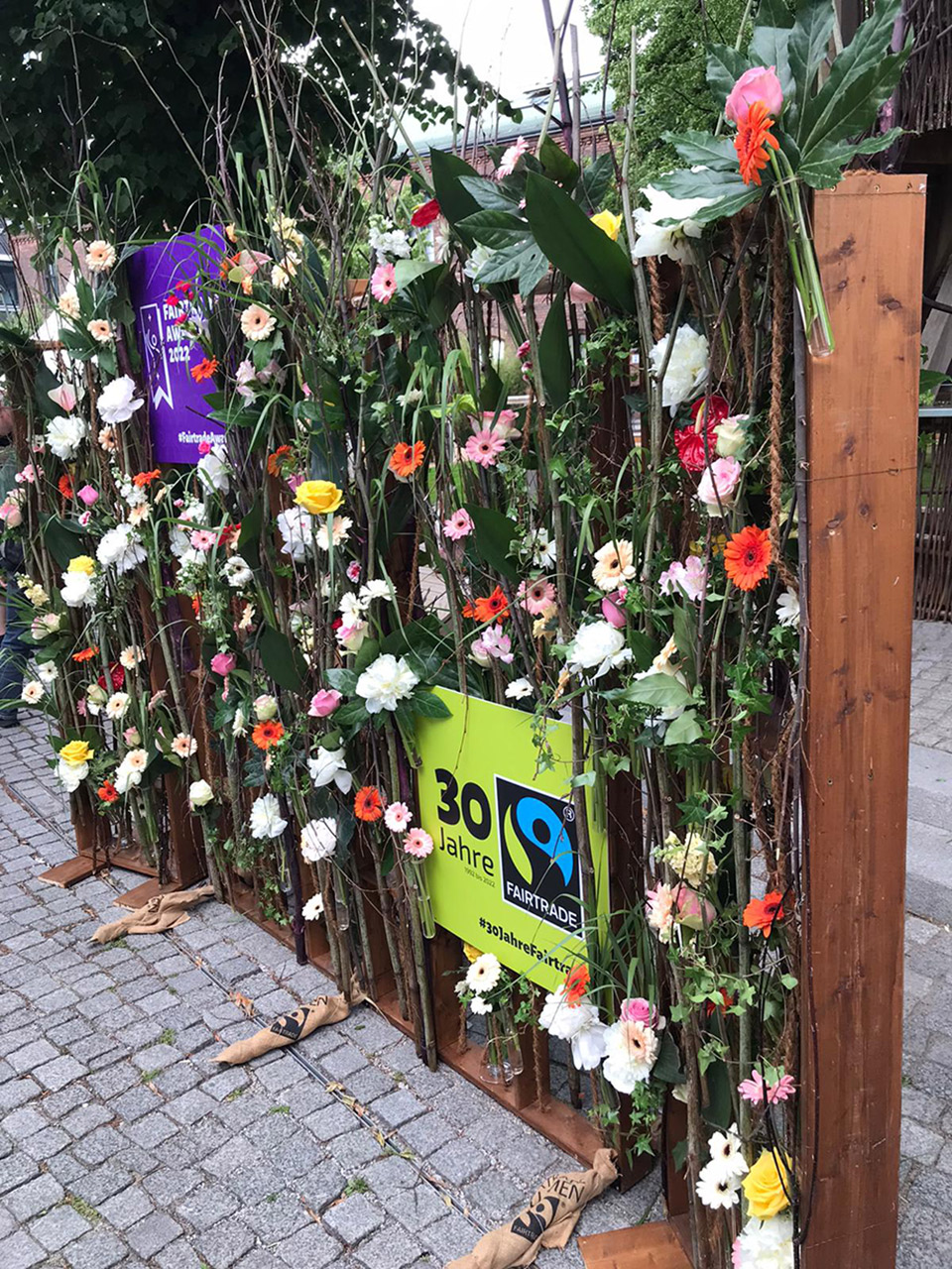 Fairtrade Awards 2022 Florale Deko 1 Florale Deko bei den Fairtrade Awards 2022