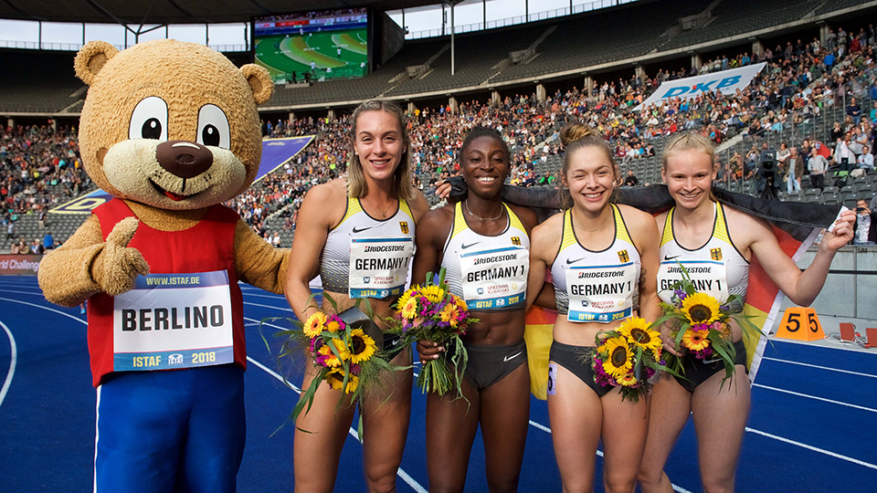 Istaf Outdoor 2018 Olympiastadion Berlin Siegerehrung Istaf Outdoor 2018