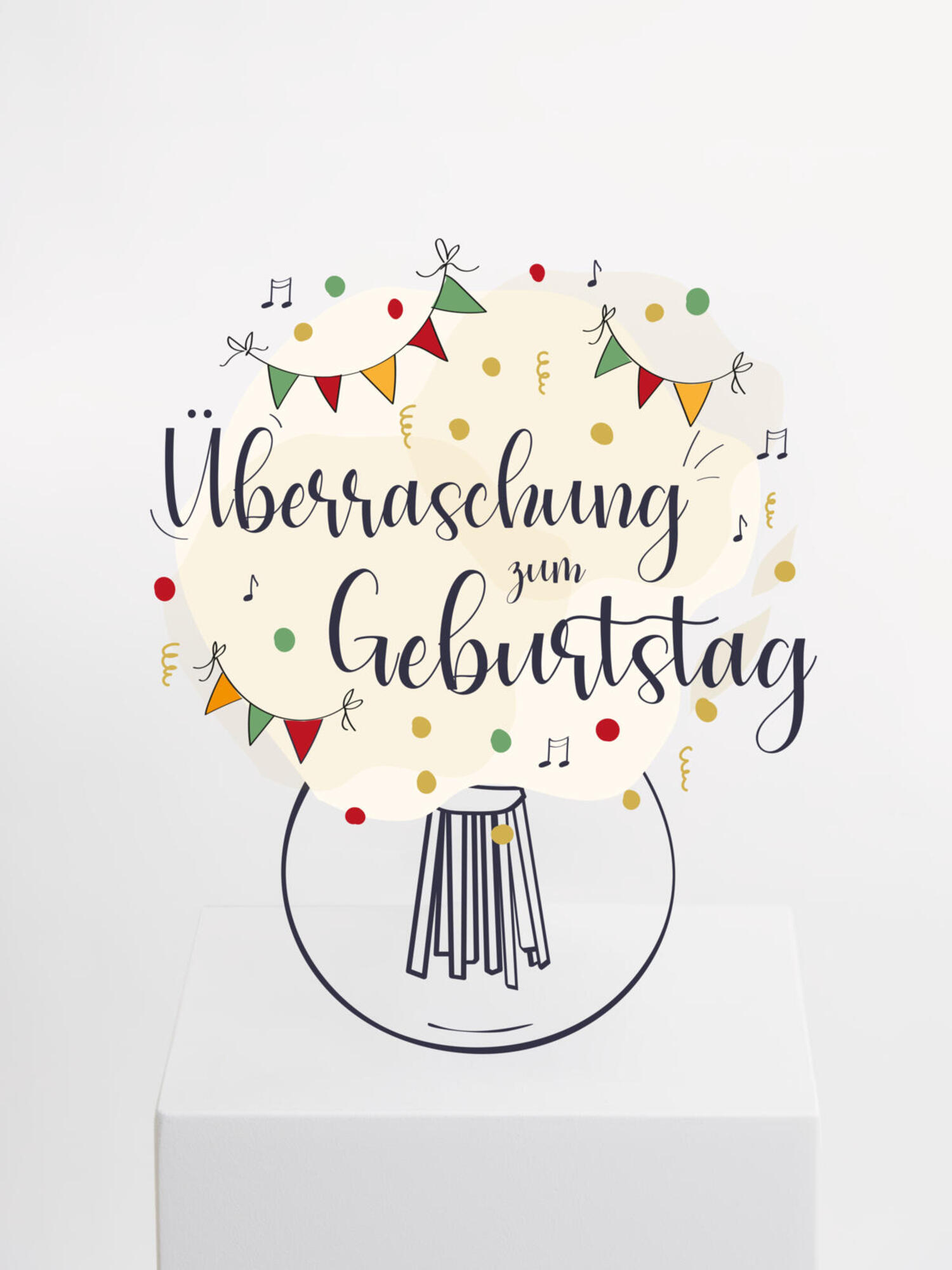 Überraschungsstrauß zum Geburtstag in Bunt
