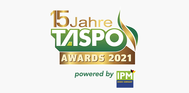 Logo 15 Jahre Taspo Awards 2021